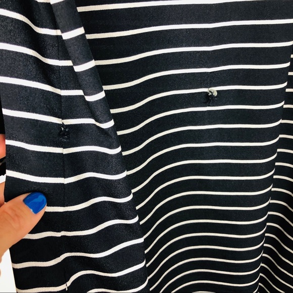 MISS SIXTY | Orange & Navy Blue Striped Dress - Picture 4 of 8